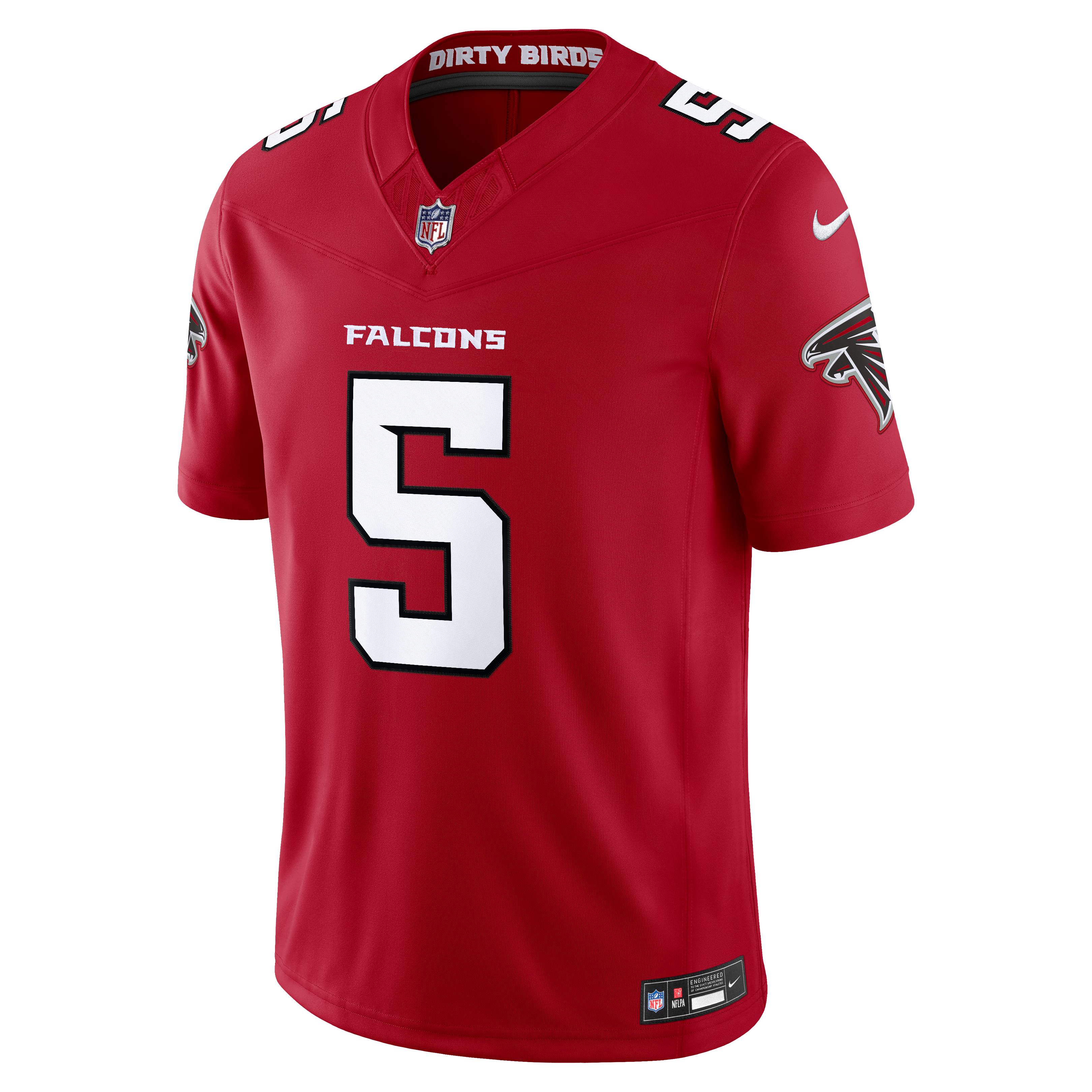 Drake London Atlanta Falcons Team Vapor F.U.S.E. Stitched Limited Jersey Red
