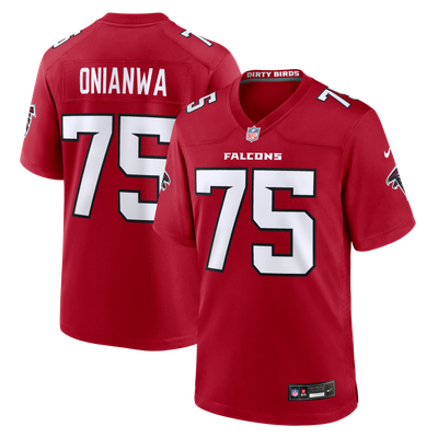 Ethan Onianwa Atlanta Falcons Nike Team Game Jersey - Red
