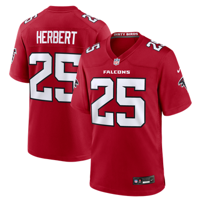 Khalil Herbert Atlanta Falcons Nike Team Game Jersey - Red
