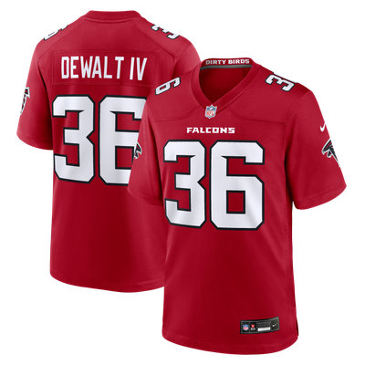 Malcolm DeWalt IV Atlanta Falcons Nike Team Game Jersey - Red