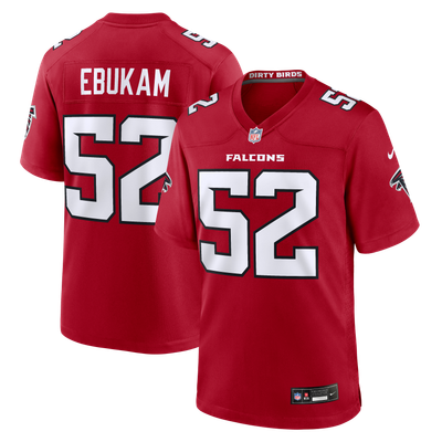 Samson Ebukam Atlanta Falcons Nike Team Game Jersey - Red