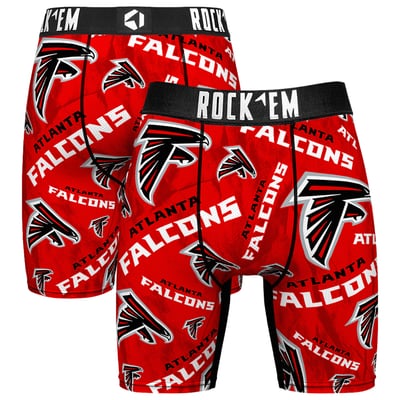  Atlanta Falcons Rock Em Logo Boxer Briefs - Red
