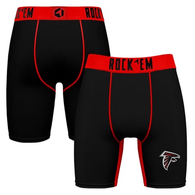  Atlanta Falcons Rock Em Primary Logo Boxer Briefs - Red