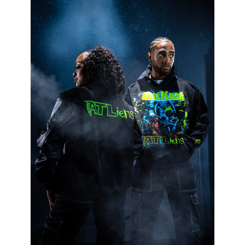 Outkast x Atlanta Falcons 30th Anniversary ATLiens Album Cover Hoodie