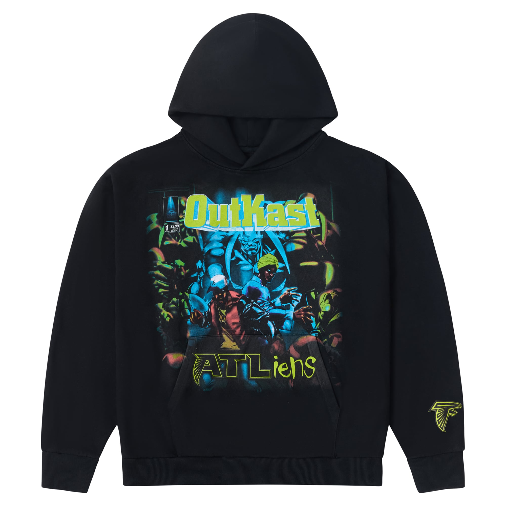 Outkast x Atlanta Falcons 30th Anniversary ATLiens Album Cover Hoodie