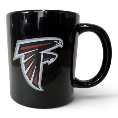Atlanta Falcons Pegasus 11oz. Team Logo Ceramic Mug