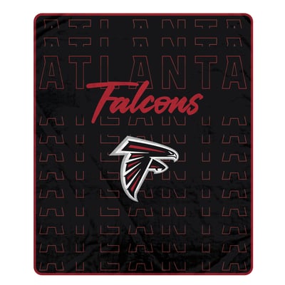 Atlanta Falcons Pegasus Echo Script Fade 50" x 60" Ultra Soft Throw Blanket