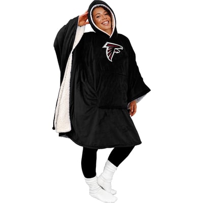 Atlanta Falcons Pegasus Team Color 50" x 70" Bloncho Sherpa Fan Cape