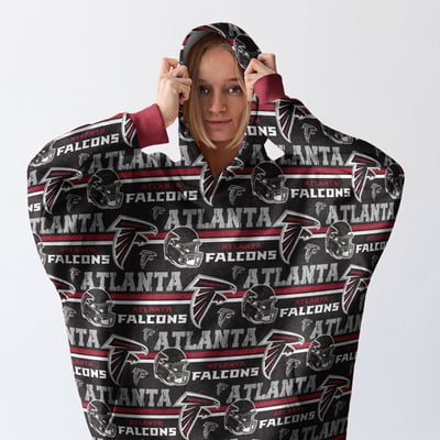 Atlanta Falcons Pegasus Wave Ultra Soft Fan Cape