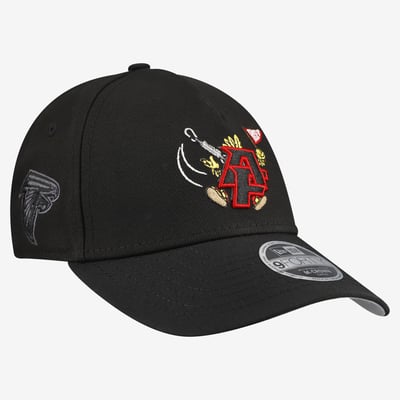 Atlanta Falcons New Era Preschool Cartoon 9FORTY M-Crown A-Frame Adjustable Hat - Black
