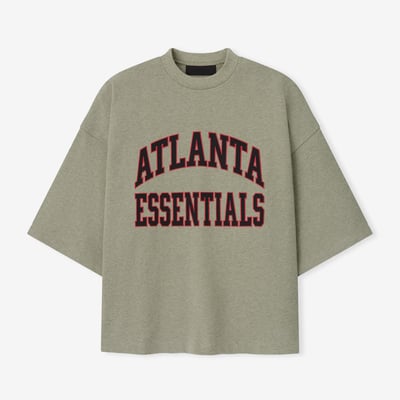 Atlanta Falcons Fear of God x NFL Unisex Merch T-Shirt - Heather Gray