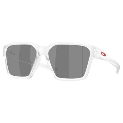 Atlanta Falcons Oakley Unisex Briza Matte Clear Sunglasses with Prizm Black Polarized Lenses