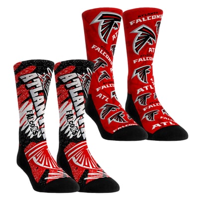 Atlanta Falcons Rock Em Unisex Team Blast Two-Pack Crew Socks