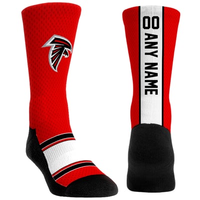  Atlanta Falcons Rock Em Unisex Custom Jersey Crew Socks - Red