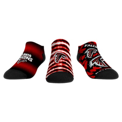  Atlanta Falcons Rock Em Unisex Make Some Noise Three-Pack Low-Cut Socks Set - Red