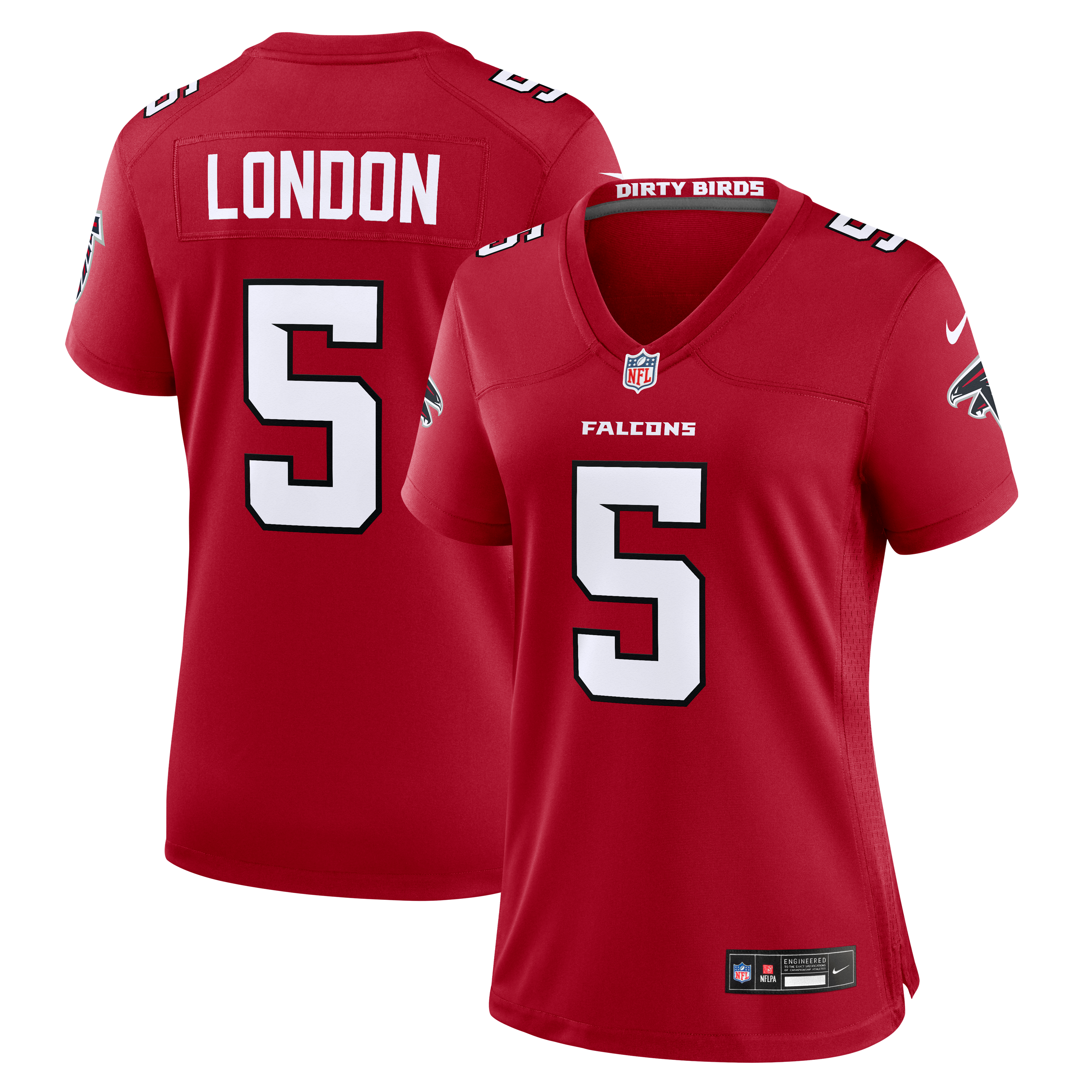 Drake London Atlanta Falcons Women's Game Jersey Red