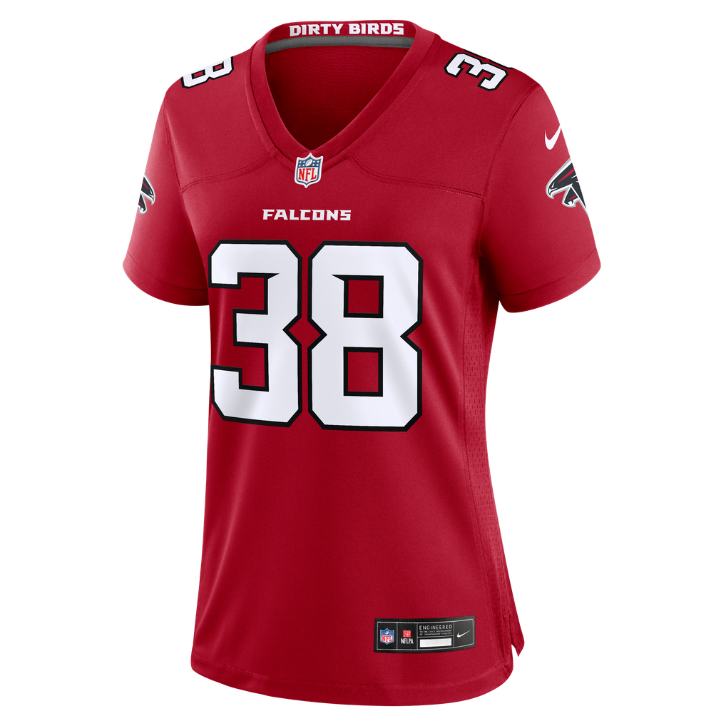 Nike Jam Miller Atlanta Falcons Women's Red Team Game Jersey