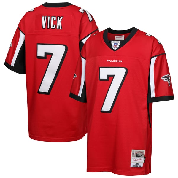 Youth Atlanta Falcons Michael Vick Mitchell & Ness Red 2003  display picture 1