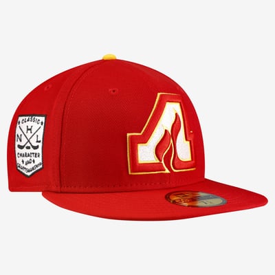 Atlanta Flames New Era Vintage Hockey 59FIFTY Fitted Hat - Red