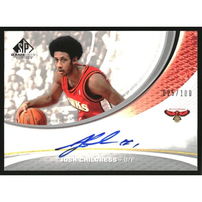 2005-06 SP Game Used SIGnificance #JC Josh Childress