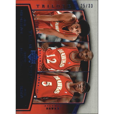 2006-07 Upper Deck Trilogy Blue #61 Josh Childress/Speedy Claxton/Josh Smith
