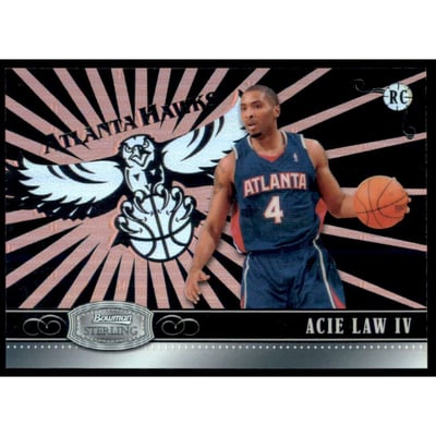 2007-08 Bowman Sterling Box Loaders Refractors Black #BL1 Acie Law