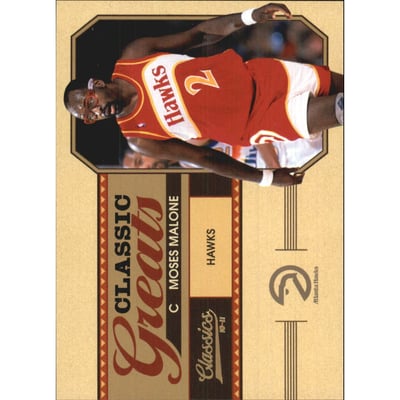 2010-11 Classics Classic Greats Gold #30 Moses Malone