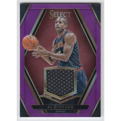 2015-16 Select Swatches Prizms Purple #68 Al Horford/99