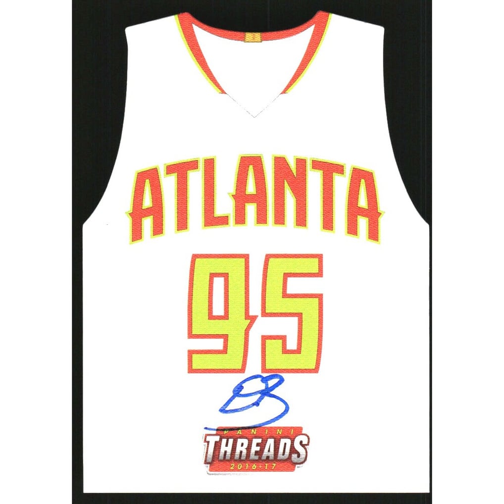 2016-17 Panini Threads Team Threads Rookie Die Cuts Autographs #14 DeAndre' Bembry