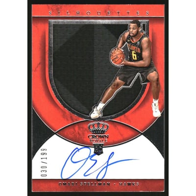 2018-19 Crown Royale #219 Omari Spellman JSY AU