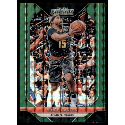 2018-19 Panini Prizm Mosaic Green #97 Vince Carter