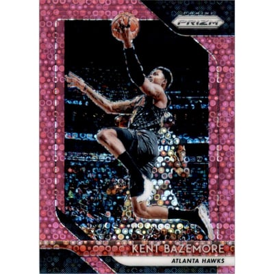 2018-19 Panini Prizm Prizms Fast Break Pink #18 Kent Bazemore