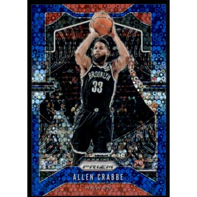 2019-20 Panini Prizm Prizms Fast Break Blue #200 Allen Crabbe