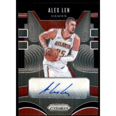 2019-20 Panini Prizm Signatures #40 Alex Len