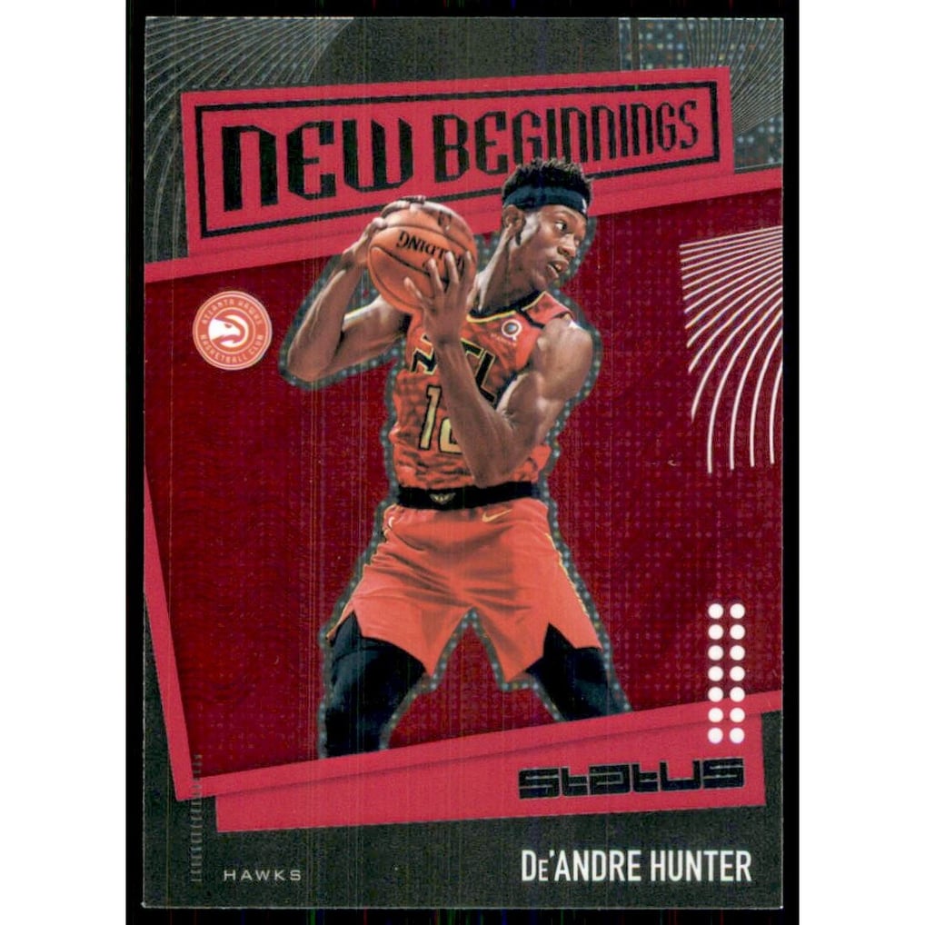 2019-20 Panini Status New Beginnings Red #8 De'Andre Hunter