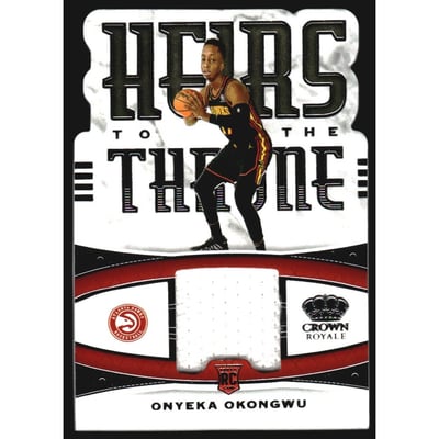 2020-21 Crown Royale Heirs to the Throne Materials #40 Onyeka Okongwu