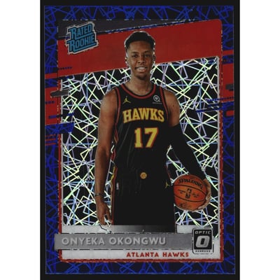 2020-21 Donruss Optic Blue Velocity #156 Onyeka Okongwu RR