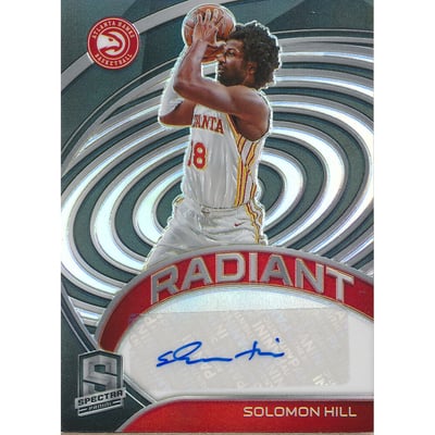 2020-21 Panini Spectra Radiant Signatures #35 Solomon Hill/99