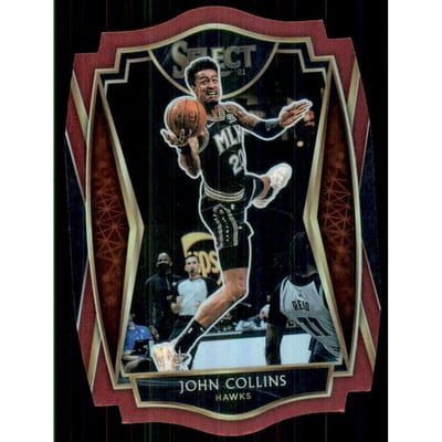 2020-21 Select Prizms Maroon Die Cut #149 John Collins