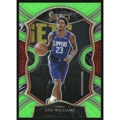 2020-21 Select Prizms Neon Green #3 Lou Williams
