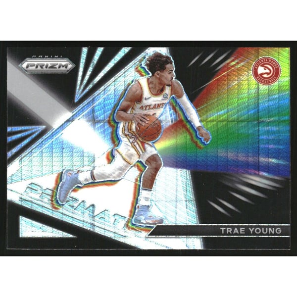 2021-22 Panini Prizm Prizmatic Prizms Hyper #17 Trae Young