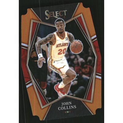 2021-22 Select Prizms Orange Die Cut #103 John Collins