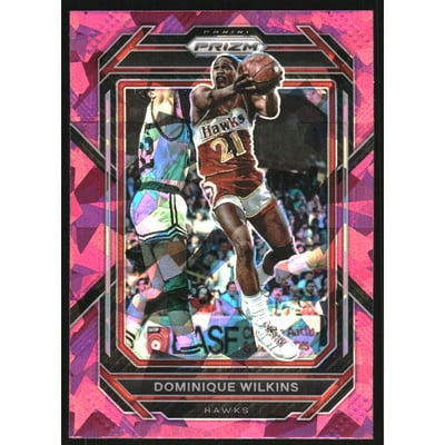 2022-23 Panini Prizm Prizms Pink Ice #279 Dominique Wilkins