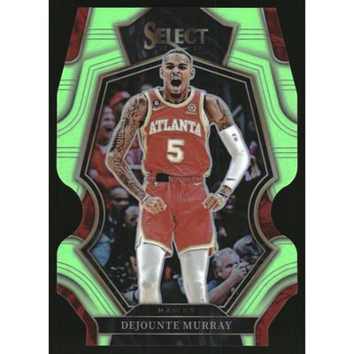 2022-23 Select Prizms Light Green Die Cut #102 Dejounte Murray