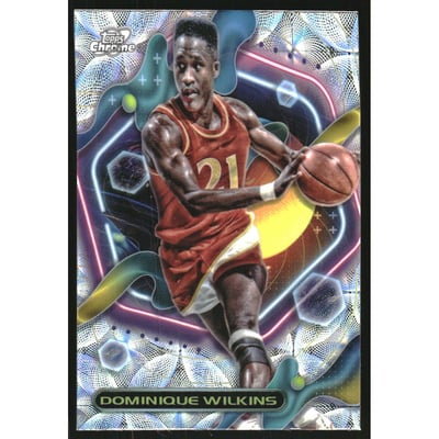 2023-24 Topps Cosmic Chrome Nucleus Refractors #3 Dominique Wilkins
