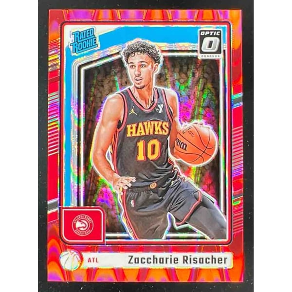 2024-25 Donruss Optic Rated Rookie Red Seismic #268 Zaccharie 