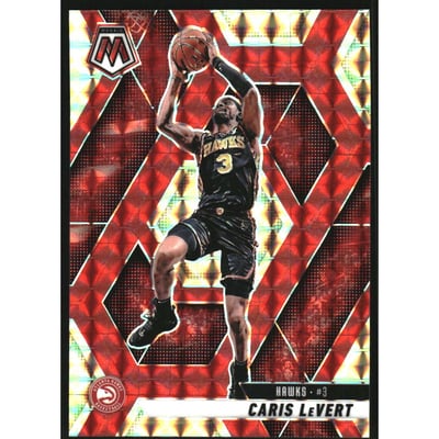 2024-25 Panini Mosaic Mosaic Choice Fusion Red and Yellow #103 Caris LeVert