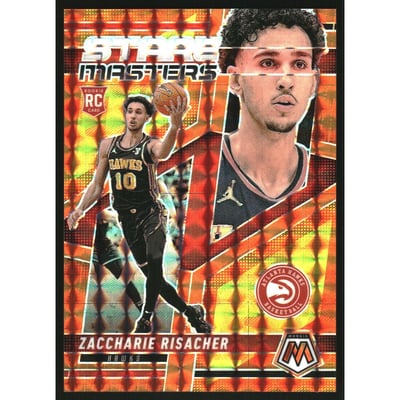2024-25 Panini Mosaic Stare Masters Mosaic Orange #20 Zaccharie Risacher