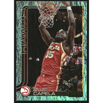 2025-26 Topps Aqua Holo Foil #63 Clint Capela