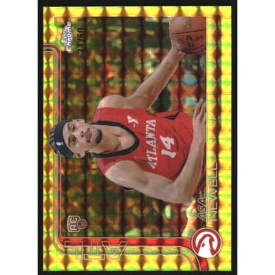 2025-26 Topps Chrome Gold Geometric Refractors #273 Asa Newell